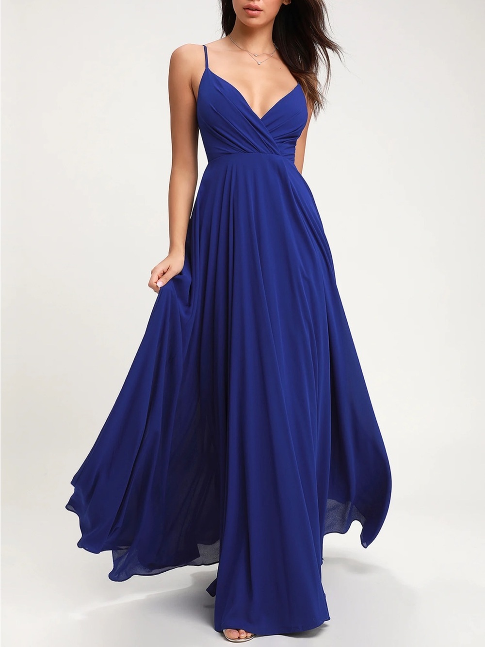 Lulus All About Love Royal Blue Maxi Dress - NEW WITH TAGS